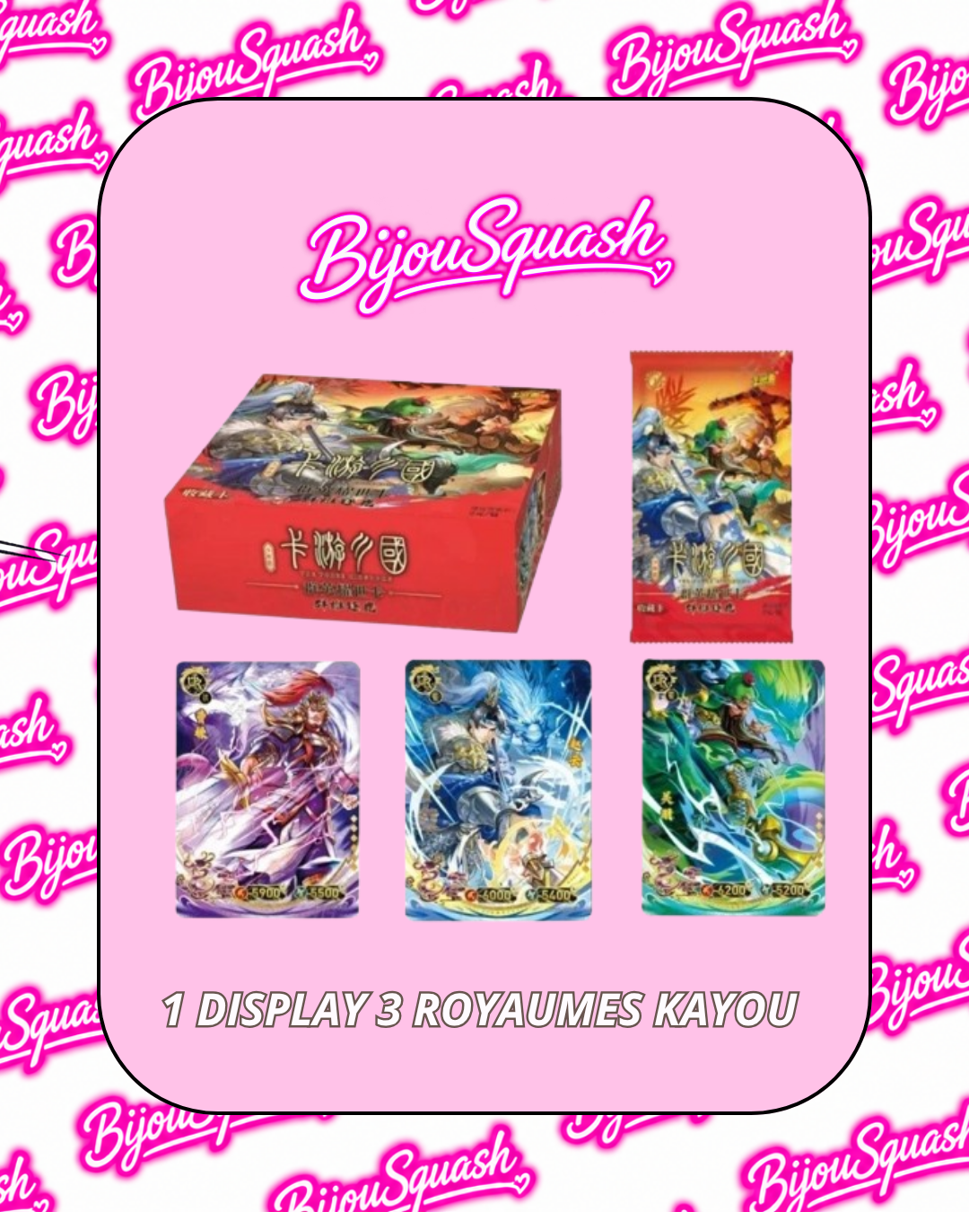 The Three Kingdoms / Les 3 Royaumes – Display de cartes à collectionner