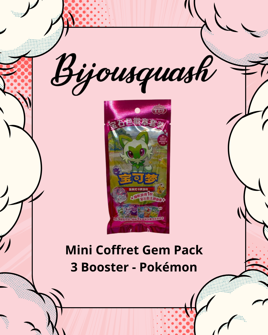 Mini Coffret Gem Pack – 3 Boosters + Badge 🇨🇳✨