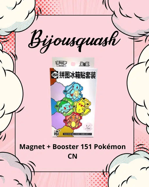 Pokémon 151 – Mystery Puzzle Magnet + Booster