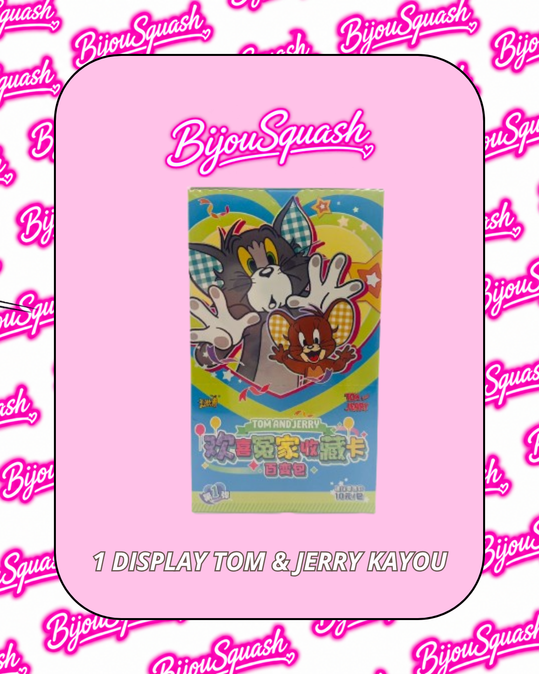 Display Tom and Jerry – Cartes à collectionner Kayou (18 boosters) – Édition CN