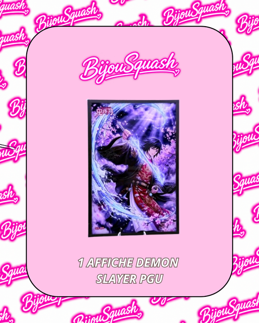 5 affiches Demon Slayer PGU