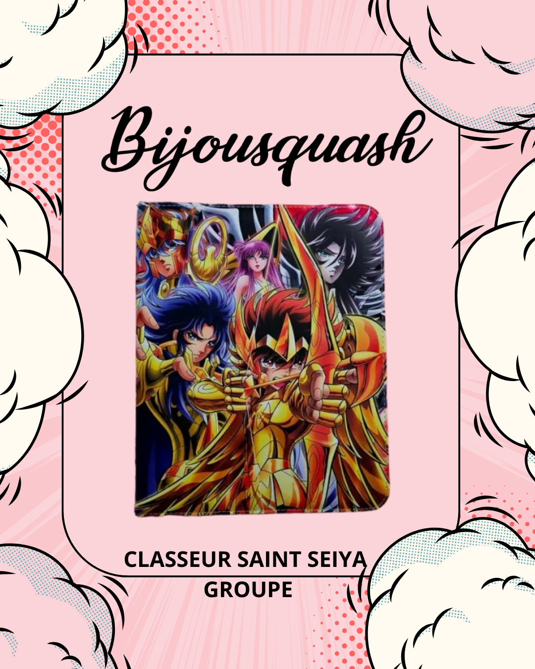 CLASSEUR SAINT SEIYA GROUPE