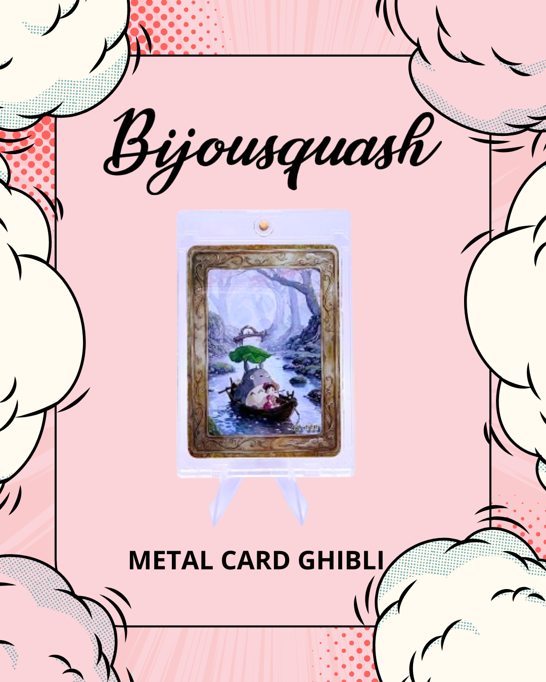 1 METAL CARD GHIBLI