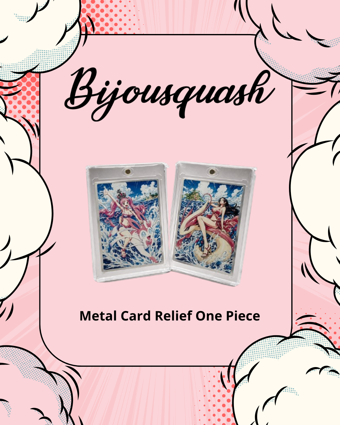 Metal Card Relief One Piece