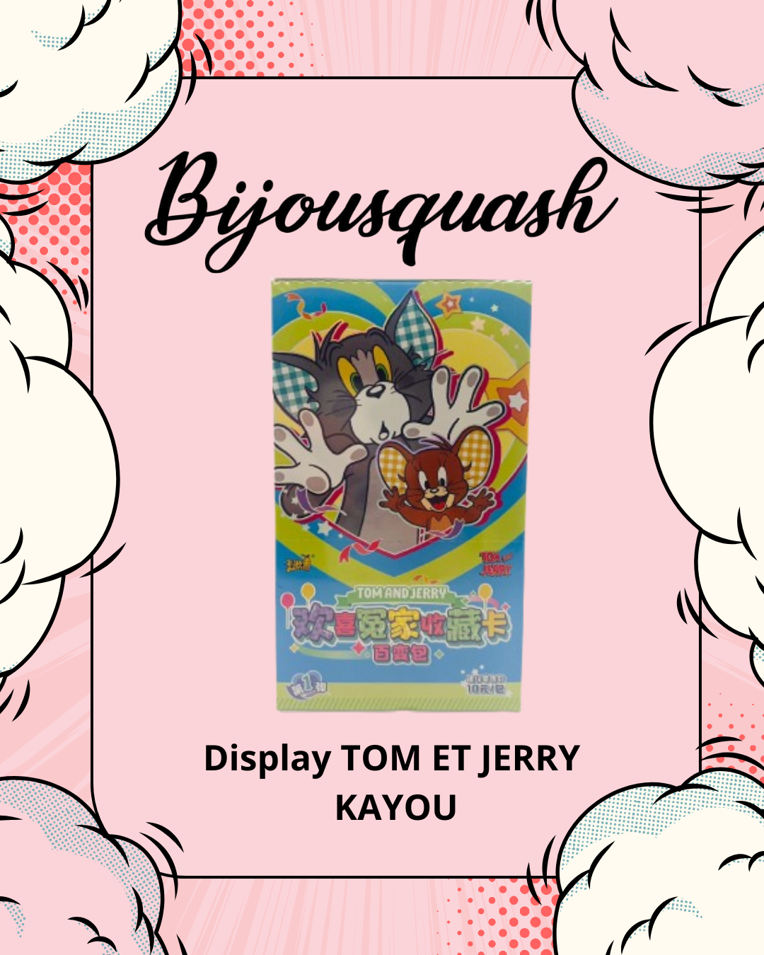 Display Tom and Jerry – Cartes à collectionner Kayou (18 boosters) – Édition CN
